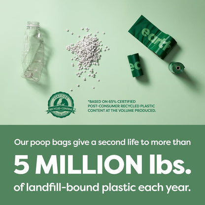 Earth Rated Poop Bags for Dogs, Guaranteed Leak Proof and Extra Thick Waste Bag Refill Rolls, Lavender Scented
